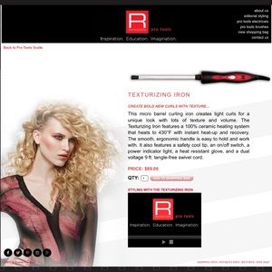 RSession Texture iron - curling iron